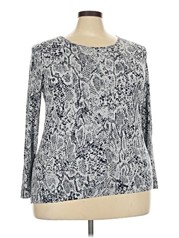 Chico's 3/4 Sleeve T-Shirt (view 1)