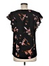 Joie 100% Polyester Black Short Sleeve Blouse Size M - photo 2