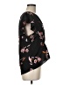 Joie 100% Polyester Black Short Sleeve Blouse Size M - photo 4
