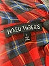 Mixed Threads 100% Polyester Red Long Sleeve Blouse Size L - photo 7