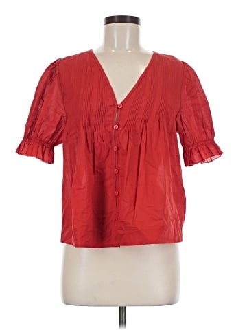 Abercrombie & Fitch Short Sleeve Blouse (view 1)