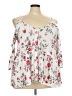Torrid 100% Rayon Ivory 3/4 Sleeve Blouse Size 4X Plus (4) - photo 1