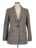 Talbots Houndstooth Brown Blazer Size 12 - photo 1