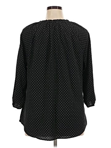Croft & Barrow 3/4 Sleeve Blouse (view 2)