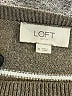 Ann Taylor LOFT Outlet Stripes Brown Pullover Sweater Size XL - photo 7