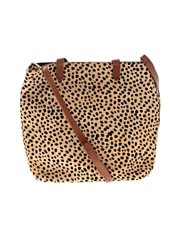 Madewell The Medium Transport Tote: Printed Calf Hair Edition (view 1)