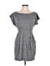 Twenty One Solid Gray Casual Dress Size L - photo 1