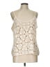 Zara Ivory Sleeveless Blouse Size L - photo 1