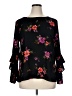 Worthington 100% Polyester Black 3/4 Sleeve Blouse Size XL - photo 1