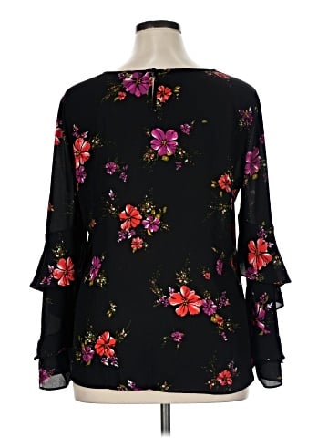 Worthington 3/4 Sleeve Blouse (view 2)