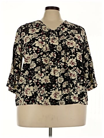 Fun2Fun 3/4 Sleeve Blouse (view 1)