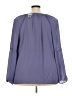 Torrid 100% Polyester Purple Long Sleeve Blouse Size 3X Plus (3) - photo 2