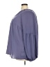Torrid 100% Polyester Purple Long Sleeve Blouse Size 3X Plus (3) - photo 5