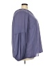 Torrid 100% Polyester Purple Long Sleeve Blouse Size 3X Plus (3) - photo 4