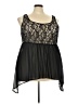 Torrid 100% Nylon Black Sleeveless Blouse Size 3X Plus (3) - photo 1