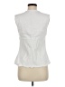 Vigoss White Sleeveless Button-Down Shirt Size M - photo 2