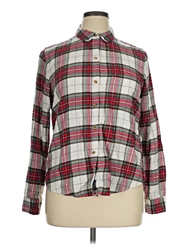 Abercrombie & Fitch Long Sleeve Button-Down Shirt (view 1)