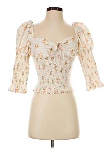 Reformation 3/4 Sleeve Blouse (view 1)