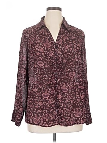 Lane Bryant Long Sleeve Blouse (view 1)