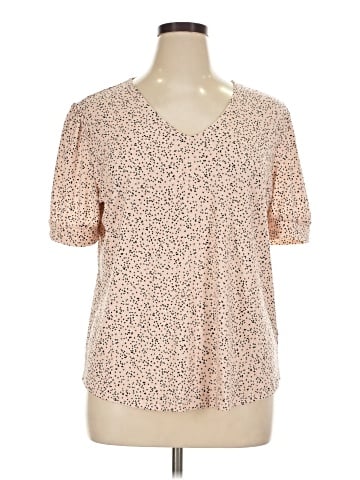 Adrianna Papell Short Sleeve T-Shirt (view 1)