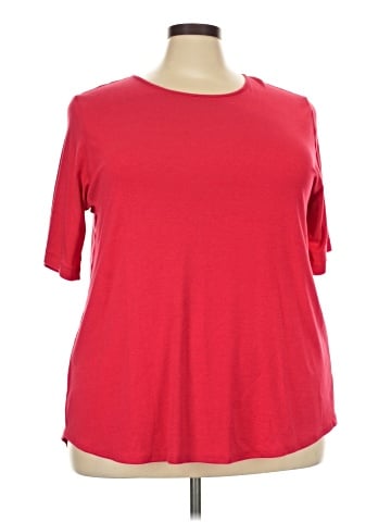 Joan Vass 3/4 Sleeve T-Shirt (view 1)