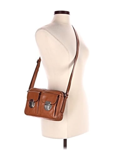 Fossil Leather Crossbody Bag (view 2)