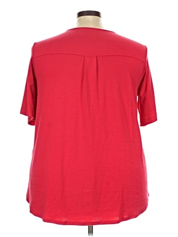 Joan Vass 3/4 Sleeve T-Shirt (view 2)