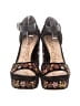 Sam Edelman Floral Brown Heels Size 9 - photo 2