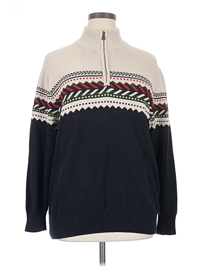 Pre-owned Weatherproof Pullover Sweater In Blue