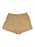 Zara Solid Tan Khaki Shorts Size L - photo 1