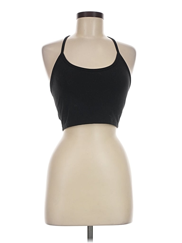 Pre-owned Sunzel Tank Top Black Halter Neckline Tops
