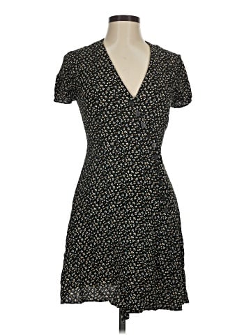 Madewell Button-Wrap Dress in Playground Posies (view 1)
