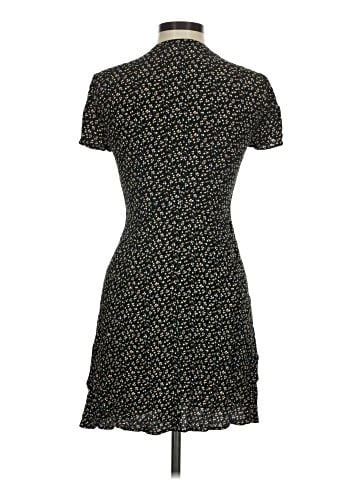 Madewell Button-Wrap Dress in Playground Posies (view 2)