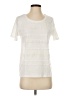 Rebecca Malone Ivory Short Sleeve Top Size S - photo 1