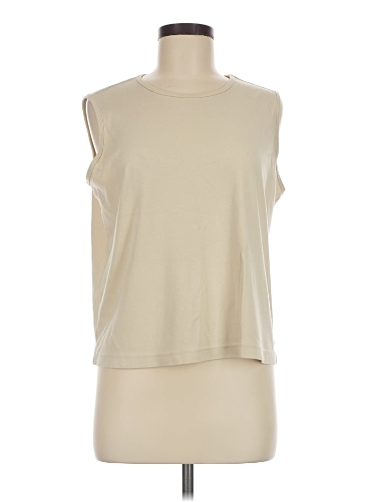 Pre-owned Blair Sleeveless T-shirt In Tan