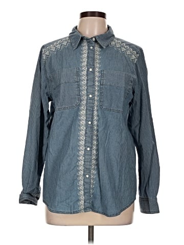 Sundance Long Sleeve Button-Down Shirt (view 1)