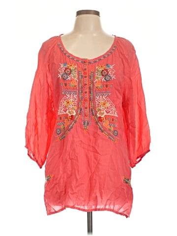 Johnny Was 3/4 Sleeve Blouse (view 1)