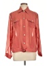 Wynne Layers 100% Polyester Orange Red Long Sleeve Blouse Size L - photo 1
