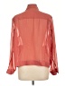 Wynne Layers 100% Polyester Orange Red Long Sleeve Blouse Size L - photo 2