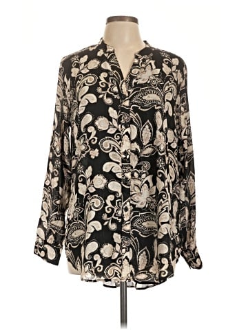 Belle By Kim Gravel Long Sleeve Blouse (view 1)
