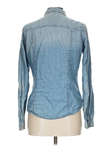 Bershka Long Sleeve Button-Down Shirt (view 2)