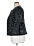 Kasper Animal Print Blue Blazer Size 16 - photo 5