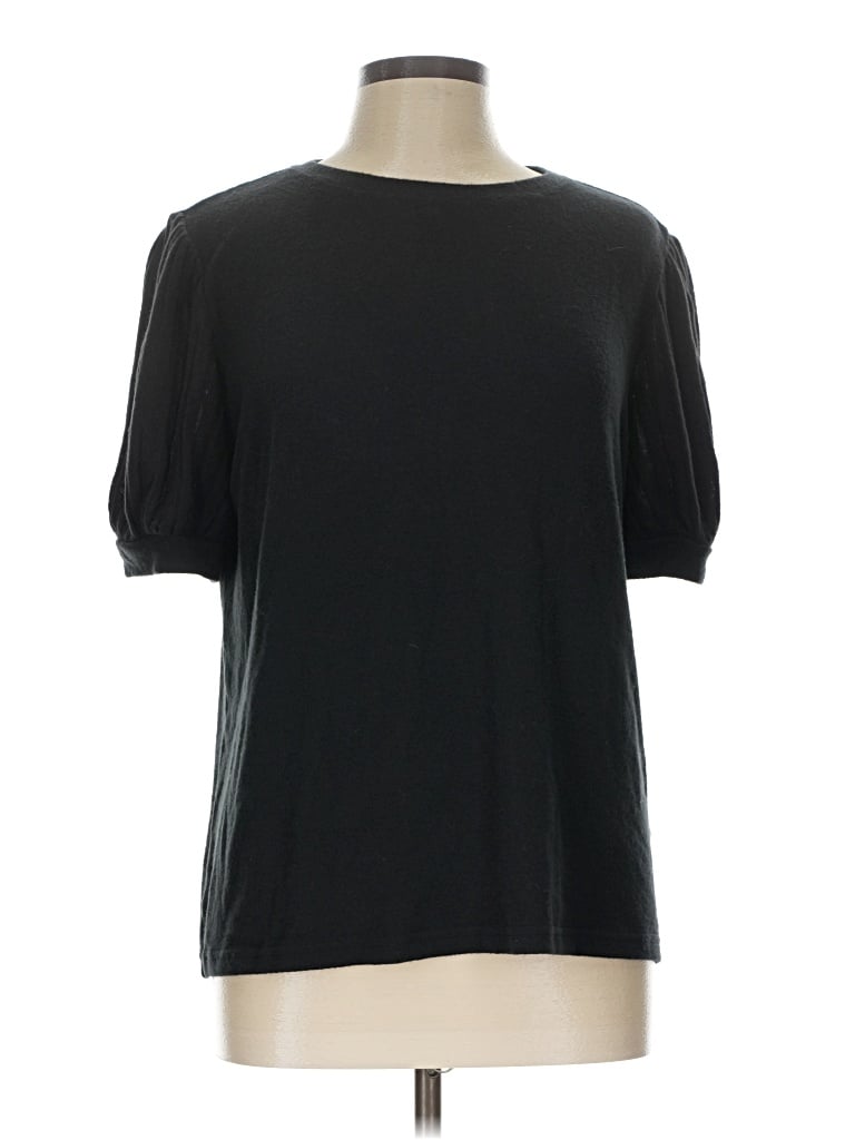 Pre-owned Automet Short Sleeve Turtleneck In Black