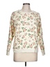 Draper James 100% Cotton Floral Ivory Pullover Sweater Size L - photo 1