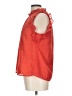 THML 100% Polyester Orange Sleeveless Blouse Size L - photo 5