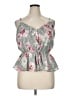 Express 100% Polyester Green Sleeveless Blouse Size XL - photo 1
