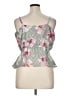 Express 100% Polyester Green Sleeveless Blouse Size XL - photo 2