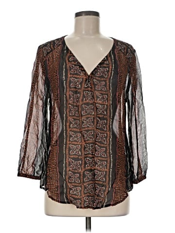 Lucky Brand Long Sleeve Blouse (view 1)