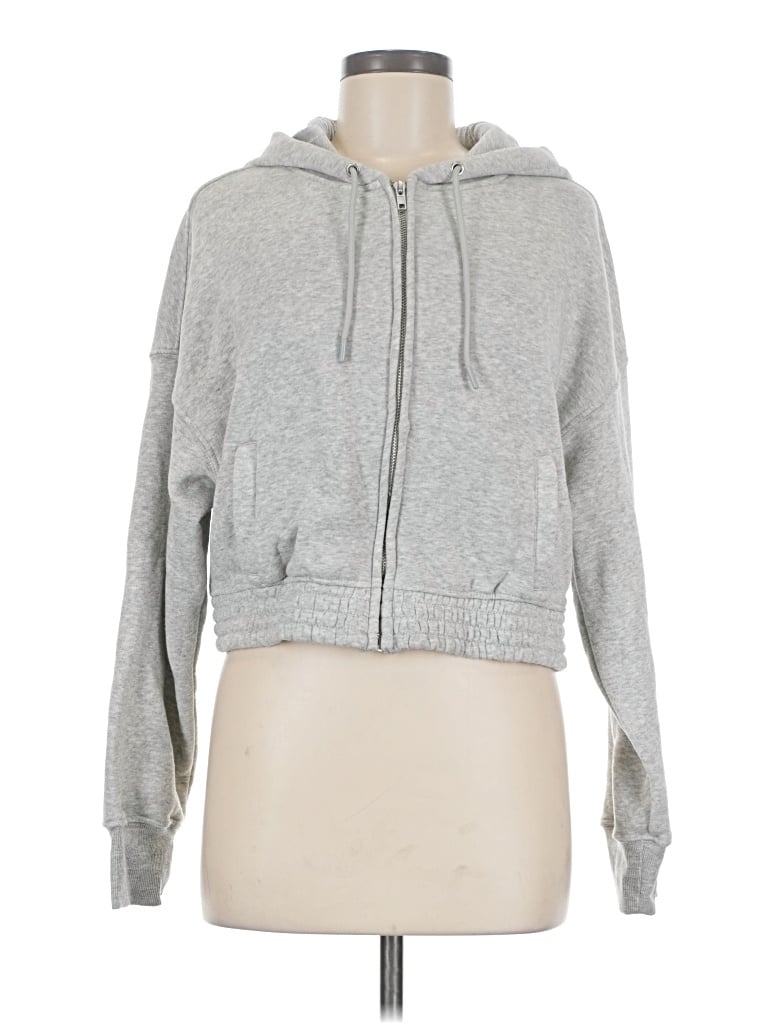 Pre-owned Better / Together Zip Up Hoodie In Gray