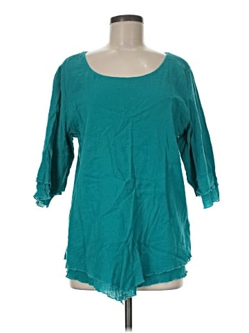 Soft Surroundings 3/4 Sleeve Top (view 1)